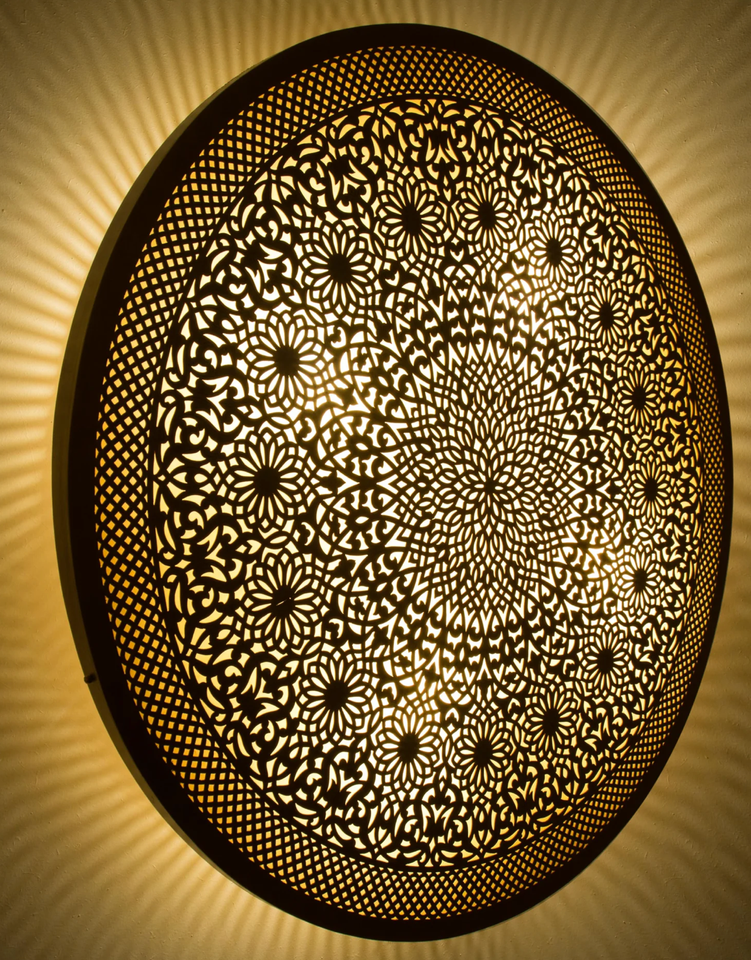 DAYIRA FLUSH WALL CEILING LIGHT MOROCCAN