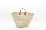 Fr. Shop Basket, Straw Bag - Short Handles
