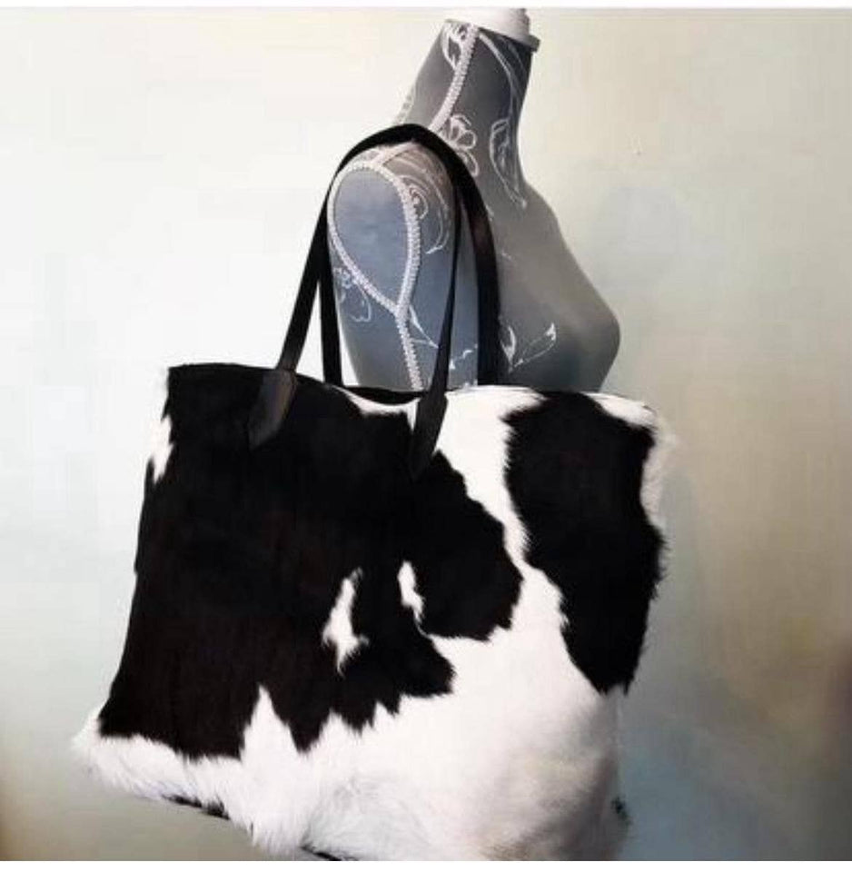 Cowhide Tote Bag