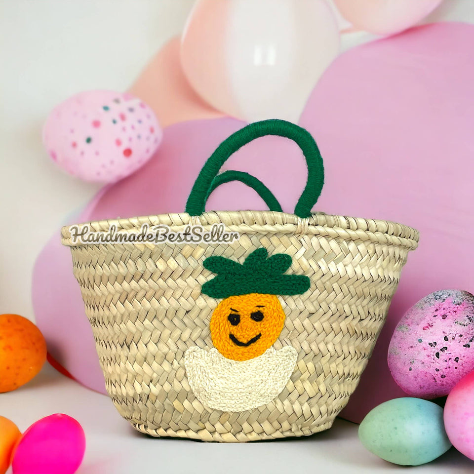 Custom Easter Straw Basket: Handwoven, Unique & Thoughtful