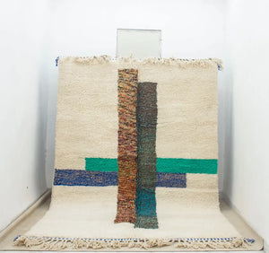 ARTISTIC WOOL RUG, Moroccan Mat For Your Living Room, Carpet